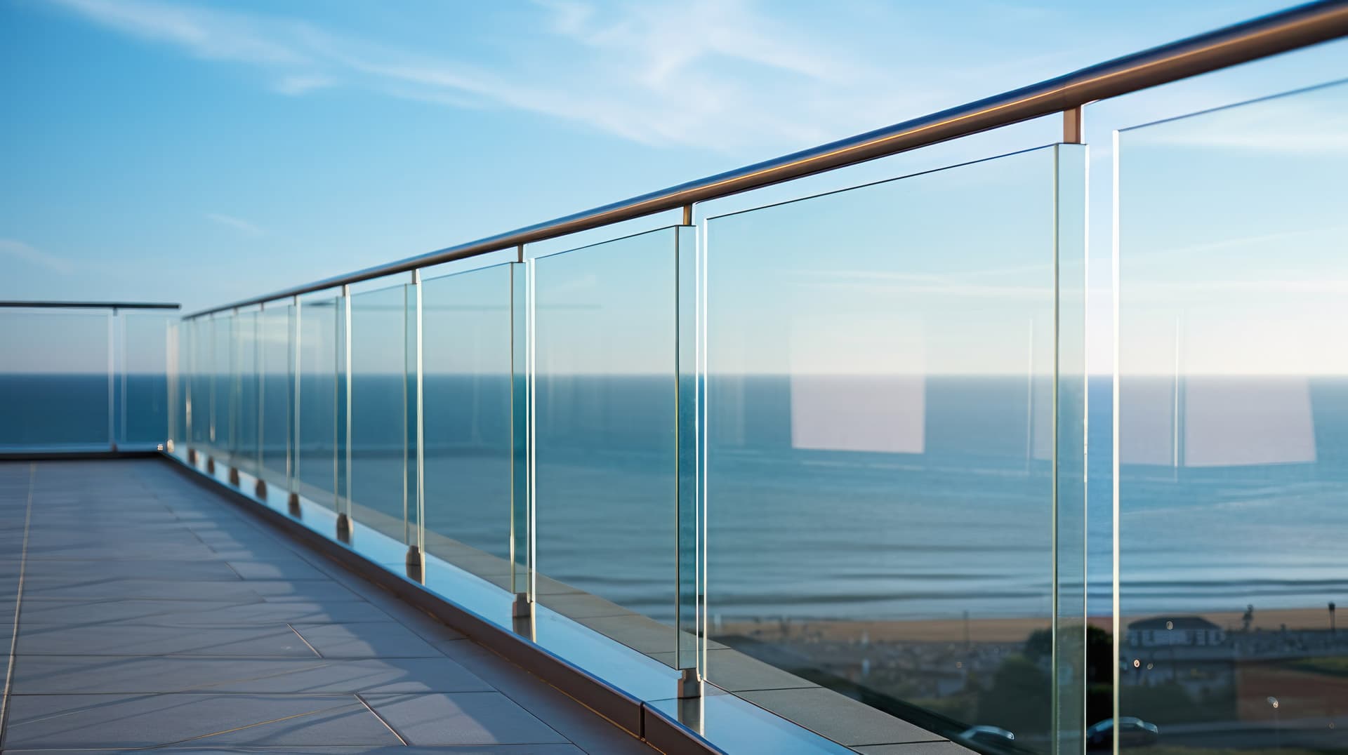  Diseño y fabricación de barandillas de cristal y aluminio en Padrón